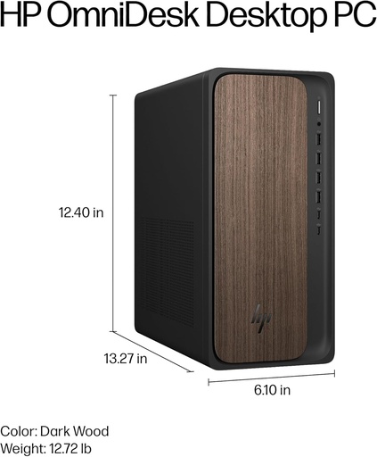 HP OmniDesk AI M03 TOWER Core™ Ultra 7 265 512GB SSD 8GB W11 NVIDIA® RTX 5060 8GB