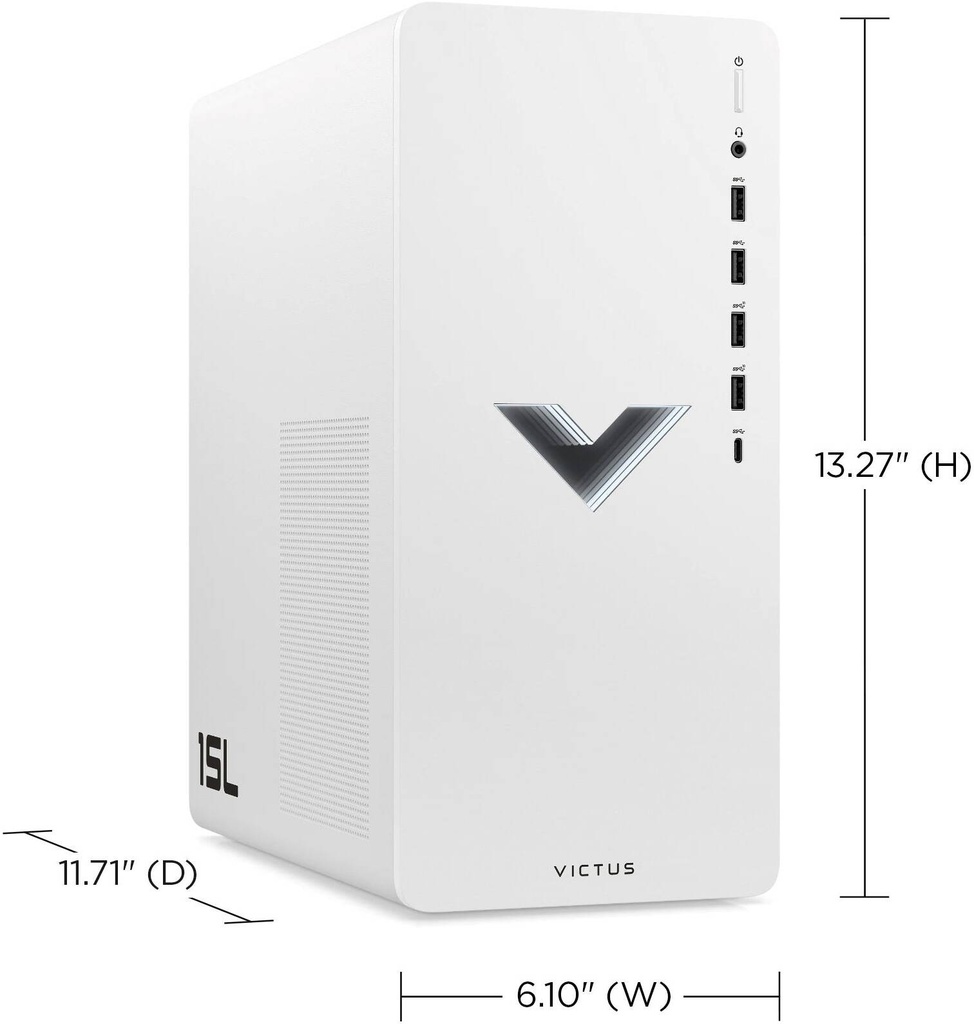 HP Victus 15L TG02-2000 GAMING TOWER Core™ i5-14400F 1TB SSD 32GB W11 NVIDIA® RTX 3050 4GB