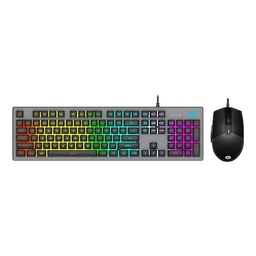 HP KM300F Gaming Keyboard & Mouse Combo Membrane Backlit Metal Panel (SPANISH)