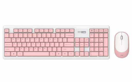 ALBC6314 Wireless Keyboard & Mouse Combo Slim Design - ENGLISH - WHITE