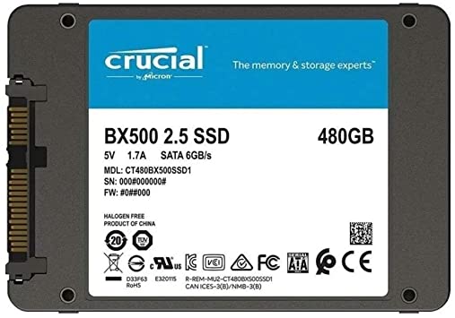 Crucial BX500 480GB 2.5 inch SATA3 Solid State Drive