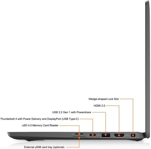 Dell Latitude 7320 13.3" FHD Core™ i7-1185G7 512GB SSD 16GB W11 Pro BLACK