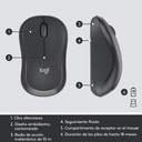 Logitech MK295 Silent Wireless Combo Mause y Teclado Negro Español
