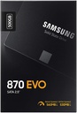 SAMSUNG 870 EVO MZ-77E500 - Disco Duro sólido (500 GB, 2.5&quot;, Serial ATA III, 560 MB/s 530MB/s)