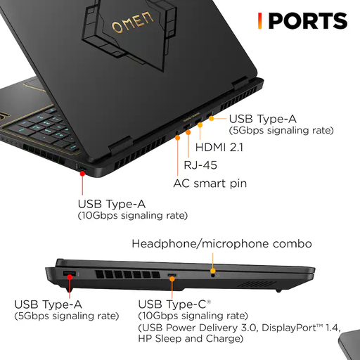 HP OMEN 16-AM0017 League of Legends Ltd Ed 16" 2K FHD 165Hz  Core™ i7-14650HX 1TB SSD 32GB W11 NVIDIA® 5060 8GB BLACK RGB Bcklt