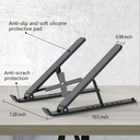 Soporte para computadora portátil, elevador ajustable para laptop