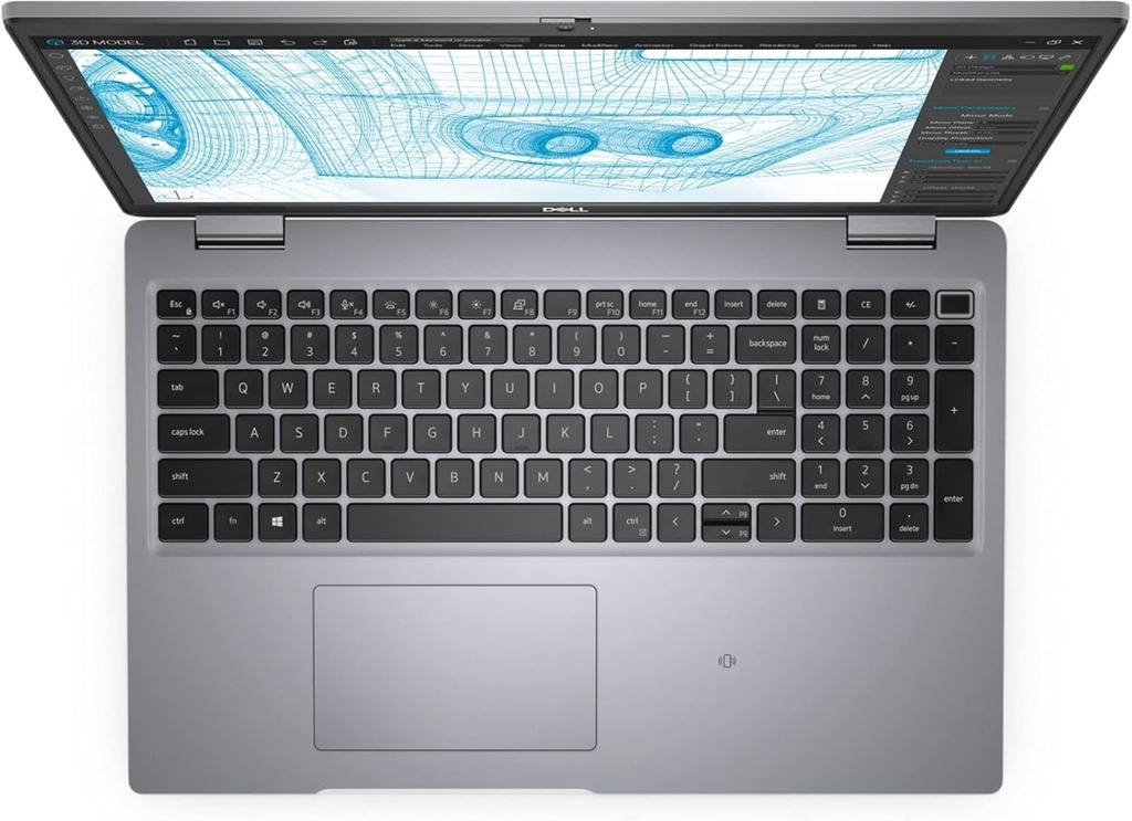 DELL Dell Precision 3561 15.6" FHD Core™ i7-11800H 512GB SSD 32GB W10 Pro NVIDIA® QUADRO T2100 4GB Bcklt TITAN GRAY