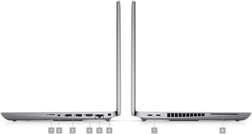 Dell Precision 3561 15.6" FHD Core™ i7-11800H 512GB SSD 32GB W10 Pro NVIDIA® QUADRO T2100 4GB Bcklt TITAN GRAY