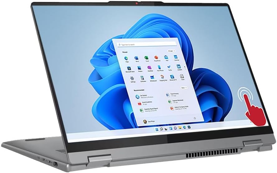 LENOVO Lenovo 5 2-IN-1 16AHP9 16" FHD Touch AMD Ryzen™ 7 8845HS 1TB SSD 16GB W11 LUNA GREY Bcklt