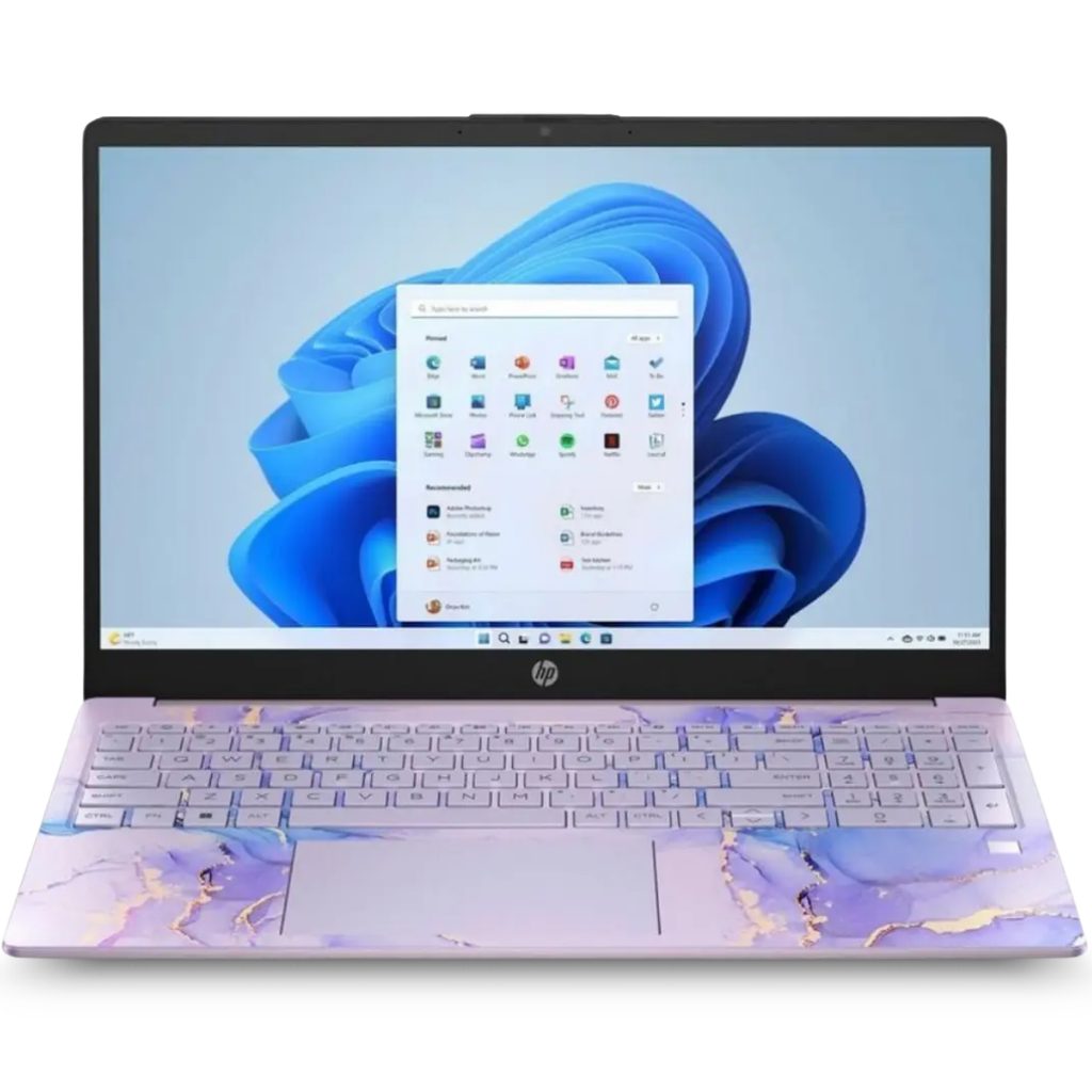 HP HP 15-FD0123DS 15.6" Touch Intel Processor N100 128GB SSD 4GB W11 S WINTER LAVENDER Bcklt