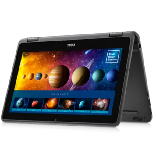 Dell Latitude 3190 11.6" Touch 2-IN-1 Pentium® Silver N5030 128GB SSD 8GB W10 Pro DARK GRAY