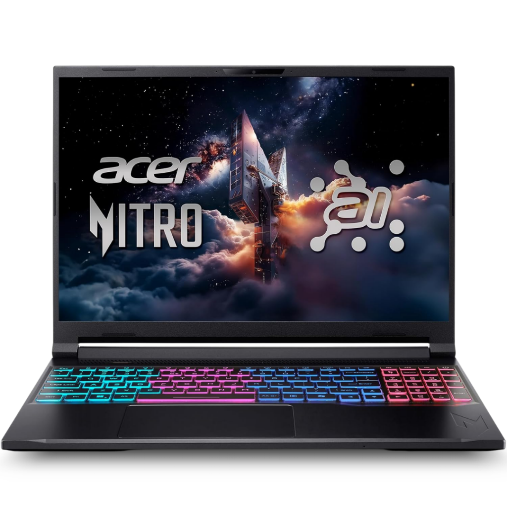Acer Acer NITRO V 16 ANV16S-41-R2DX 16" QHD 180Hz Ryzen™ 7 260 1TB SSD 16GB W11 RTX 5070 8GB BLACK Bcklt
