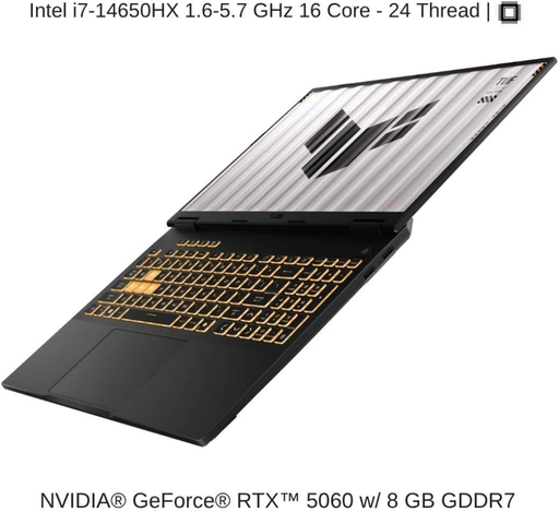 Asus TUF F16 FX608JMR 16" WUXGA FHD 165Hz IPS Core™ i7-14650HX 2.2GHz 1TB SSD 16GB RTX 5060 8GB W11 Gray
