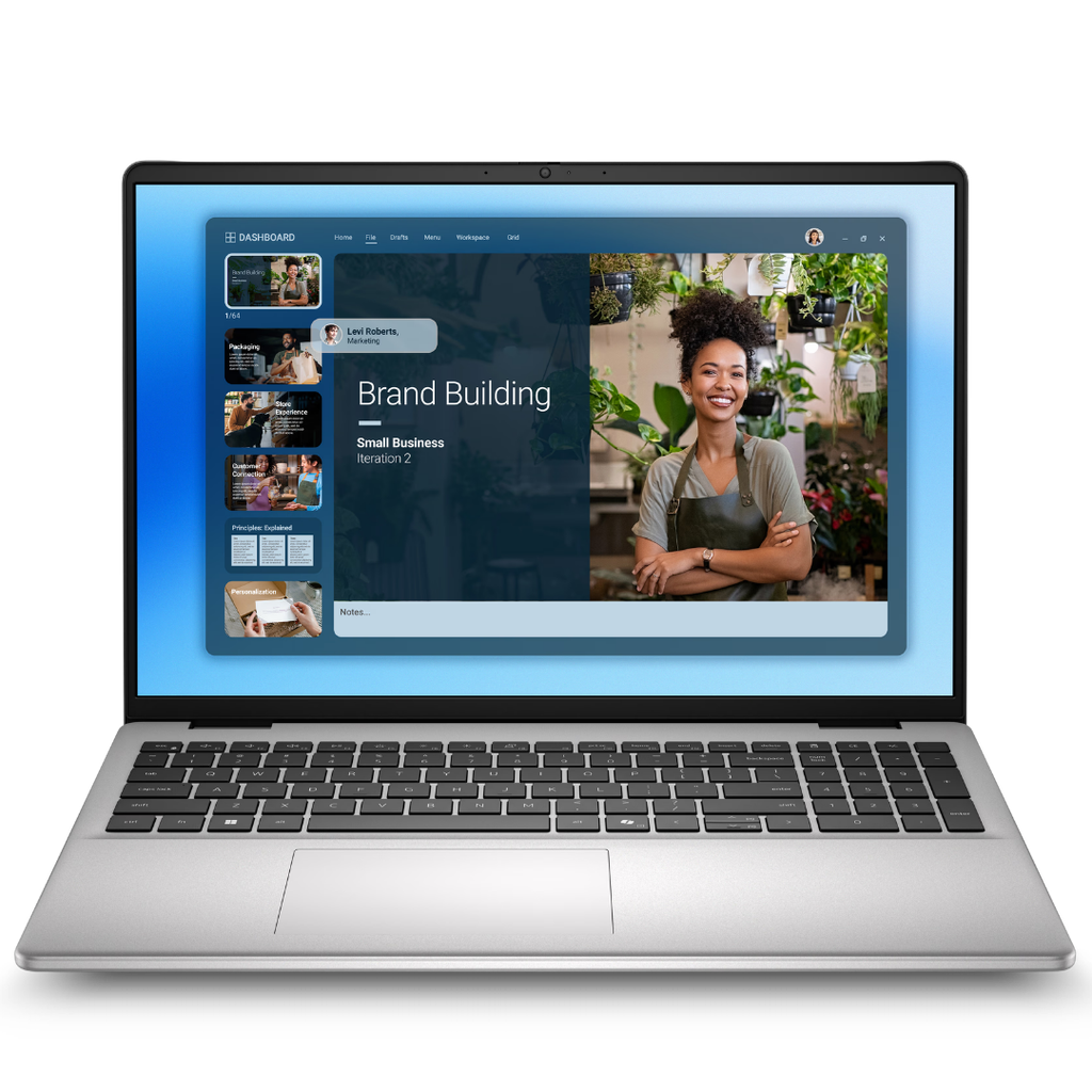 Dell Dell 16 DC16251 16" WUXGA FHD Touch Core™ 5 120U 512GB SSD 8GB W11 PLATINUM SILVER