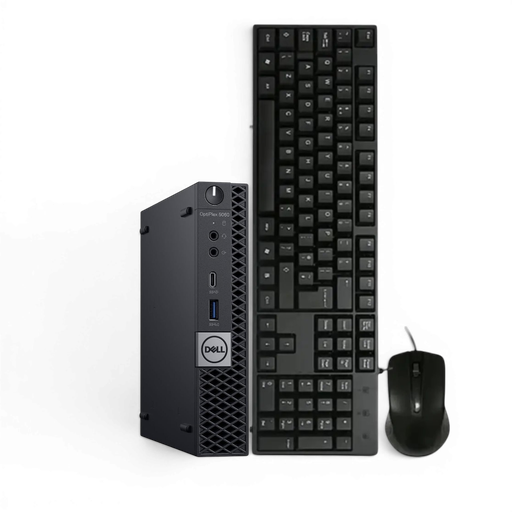 Dell OptiPlex 5060 MICRO Core™ i5-8500T 256GB SSD 16GB W11 Keyboard Mouse BLACK