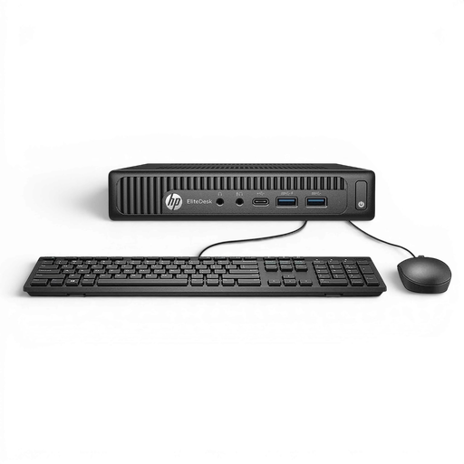 HP EliteDesk 800 G2 MINI Core™ i5-6400T 256GB SSD 16GB W10 Pro Keyboard Mouse BLACK