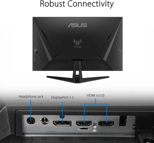 ASUS TUF VG32AQA1A Gaming 32 2K VA 170Hz 1ms Monitor FreeSync Premium HDR DP/HDMI Black