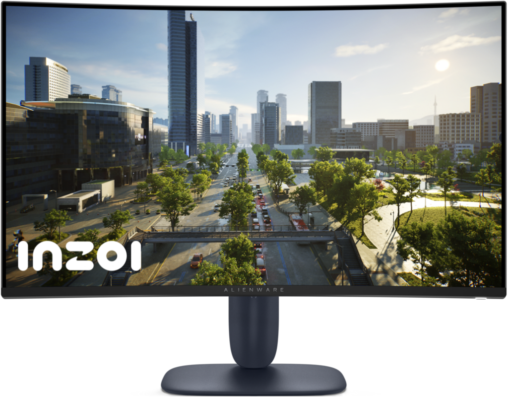 Dell Alienware AW3225DM 32" VA LED Curved QHD 180Hz 1ms FreeSync Gaming Monitor Interstellar Indigo