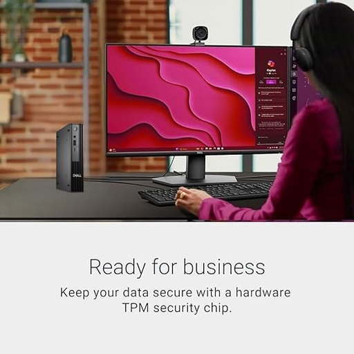 Dell Pro QCM1250 MICRO Core™ Ultra 5 235T 512GB SSD 8GB W11 PRO Keyboard Mouse BLACK