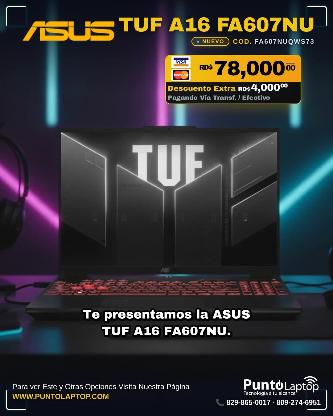 Asus TUF A16 FA607NUQ 16" FHD 144Hz Ryzen™ 7 170 512GB SSD 16GB W11 RTX 4050 6GB GRAY
