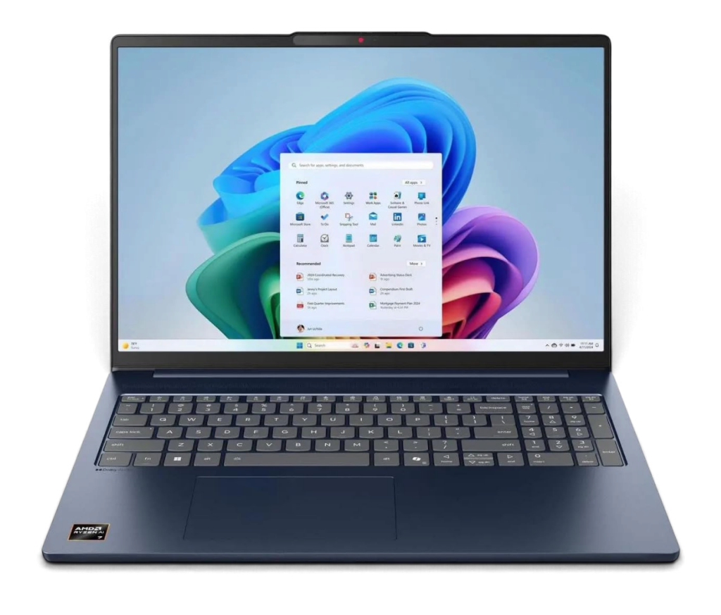 Lenovo Lenovo SLIM 5 16AKP10 16" FHD Touch Ryzen™ AI 5 340 512GB SSD 16GB W11 BLUE Bcklt