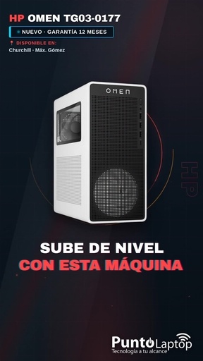 HP Omen TG03-0177 Ryzen™ 7 8700F 1TB SSD 32GB WIN11 NVIDIA® RTX 5060 8GB
