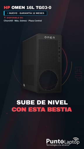 HP OMEN 16L TG03-0000 GAMING Tower Core™ i7-14700F 512GB SSD 8GB WIN11 NVIDIA® RTX 4060 8GB