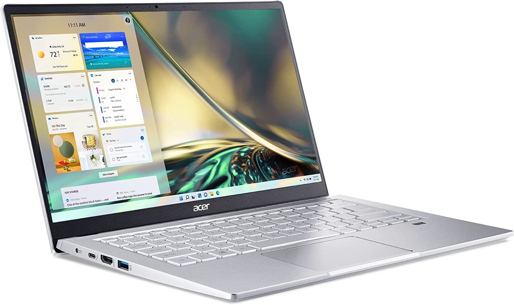 Acer SWIFT 3 SF314 14&quot; FHD Core™ i5-1135G7 512GB SSD 8GB W10 SILVER Bcklt
