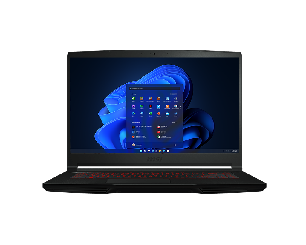 MSI GV15 THIN 11SC-633 15.6&quot; FHD 144Hz Core™ i5-11400H 256GB SSD 8GB W11 NVIDIA® GTX 1650 Max-Q 4GB