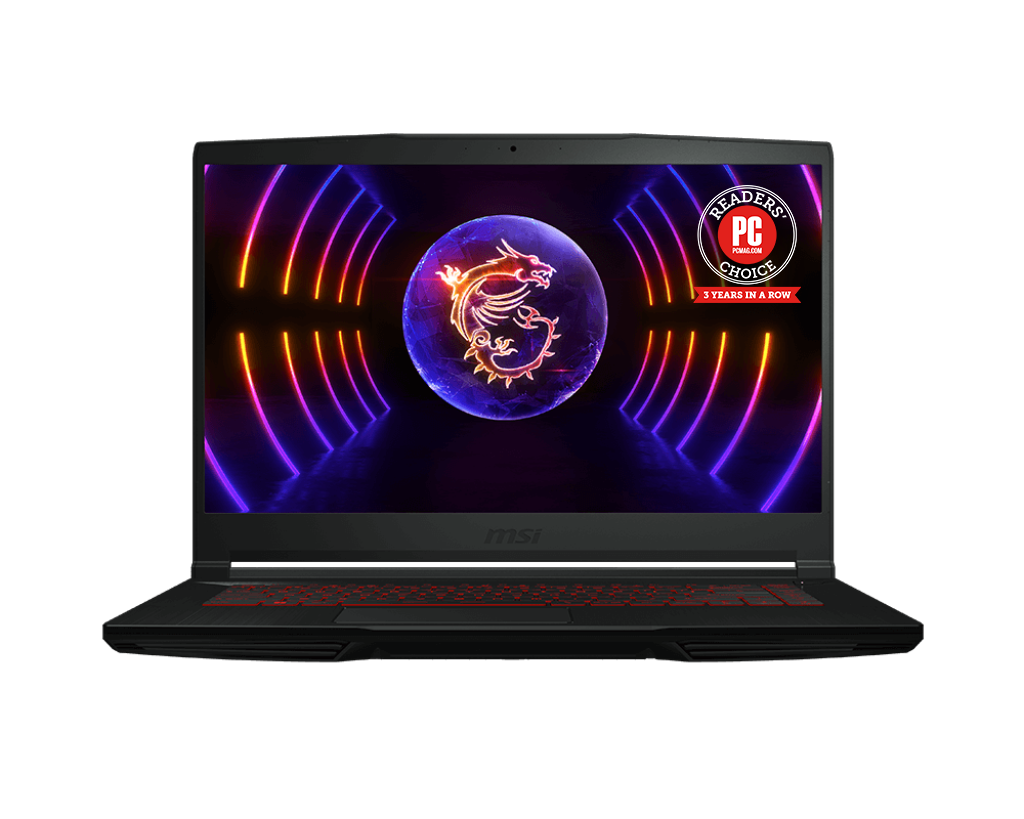 MSI GF63 THIN 15.6&quot; FHD 144Hz Core™ i5-11400H 512GB SSD 8GB W11 RTX 3050 4GB BLACK Bcklt