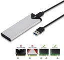 Adaptador USB Type-C External SATA SSD Enclosure USB 3.1 Gen 1