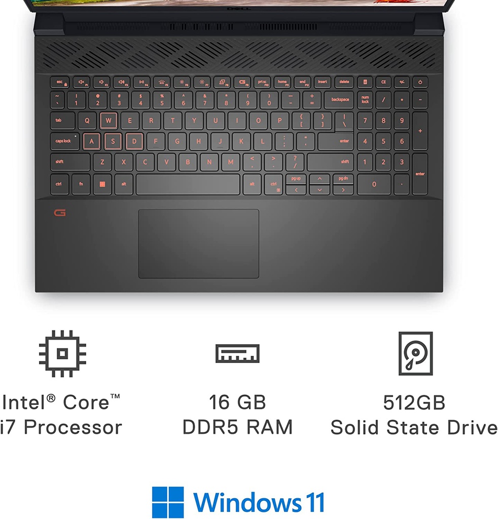 Dell G15 5510 15.6&quot; FHD Core i5-10500H 256GB PCIe SSD 8GB W11 GTX 1650 4GB