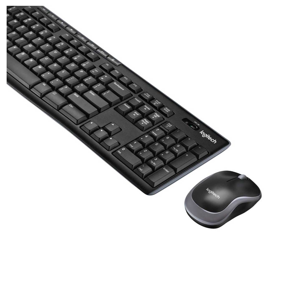 Combo LOGITECH Inalámbrico Multimedia Teclado + Mouse MK270