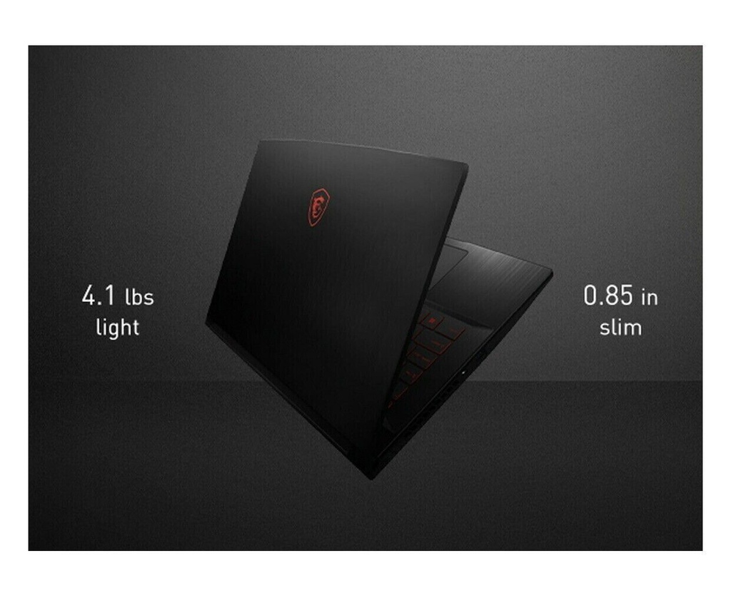 MSI GF63 THIN 15.6&quot; FHD Core™ i5-11400H 512GB SSD 16GB W10 RTX 3050 4GB Bcklt