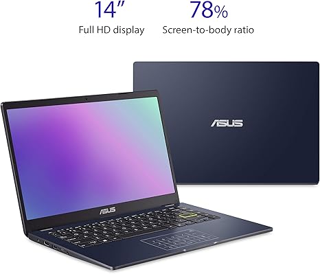 Asus L510MA-WB04 15.6'' FHD Celeron® Dual-Core N4020 1.1GHz 128GB SSD 4GB W10 Blk