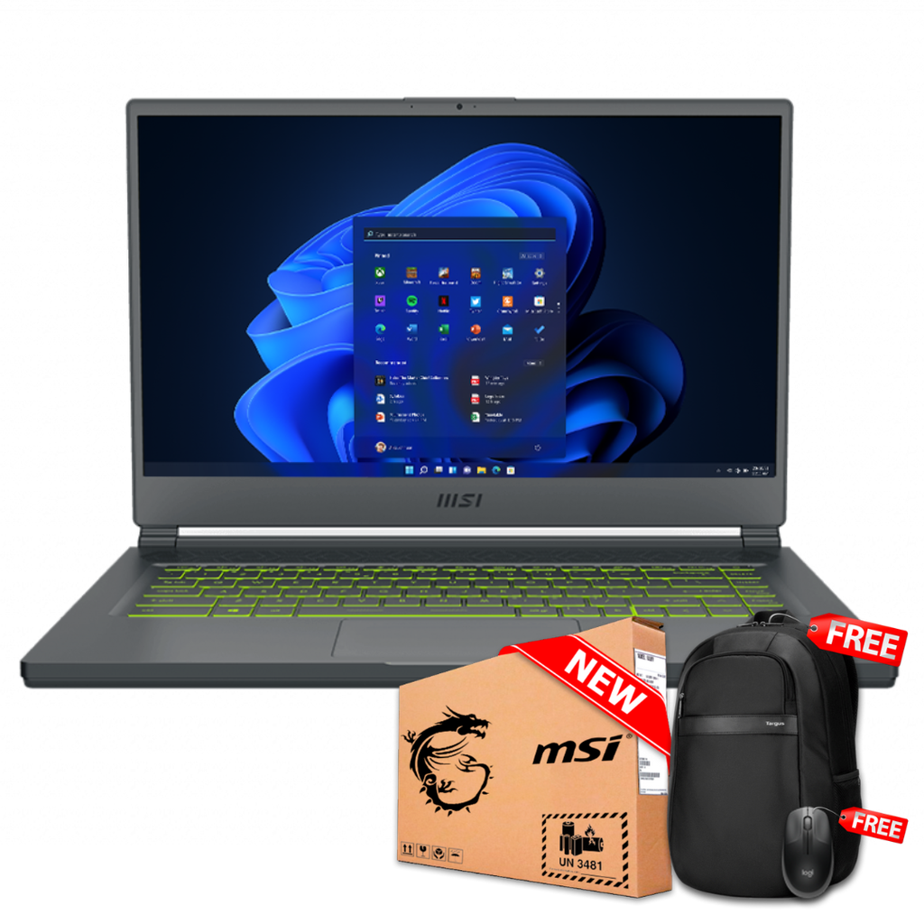 MSI DELTA 15 A5EFK-097 15.6&quot; FHD 240Hz Ryzen™ 7 5800H 1TB SSD 16GB W11 RX6700M 10GB RGB Bcklt