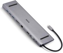 SSK SHU-C560 USB Type-C 10 in 1 Adapter Dock USB 3.0 HDMI VGA SD/TF Card Reader