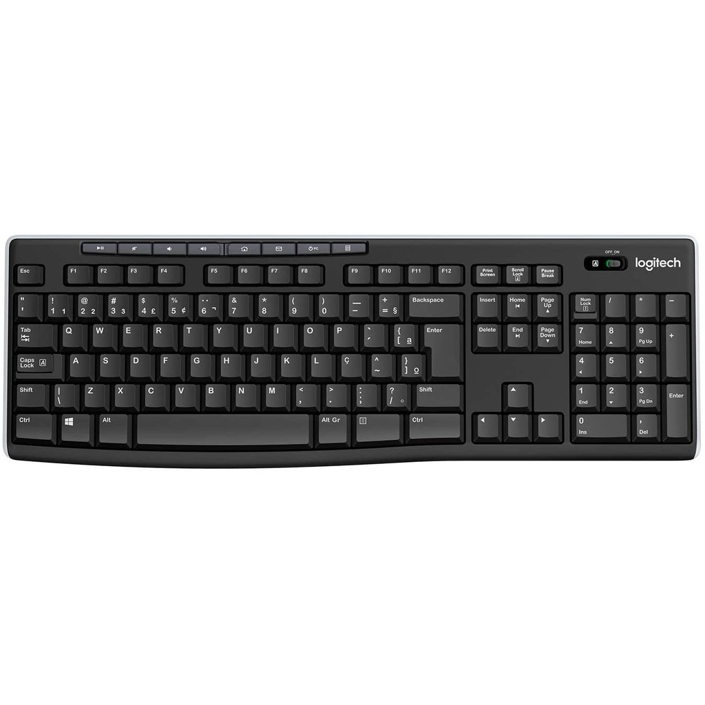 Teclado Logitech K270 Wireless USB Black SPANISH