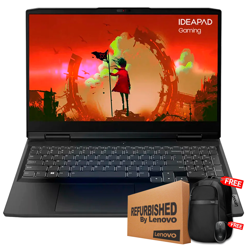 ❞𝐑𝐞𝐟𝐮𝐫𝐛𝐢𝐬𝐡𝐞𝐝❞ Lenovo 3 15ARH7 15.6&quot; FHD 120Hz AMD Ryzen™ 7 6800H 512GB SSD 16GB W11 RTX 3050 4GB ONYX GRAY