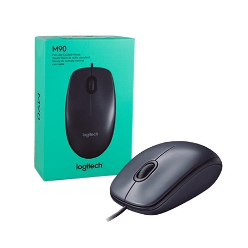 Mouse Logitech Óptico M90 Alámbrico USB 1000Dpi Negro