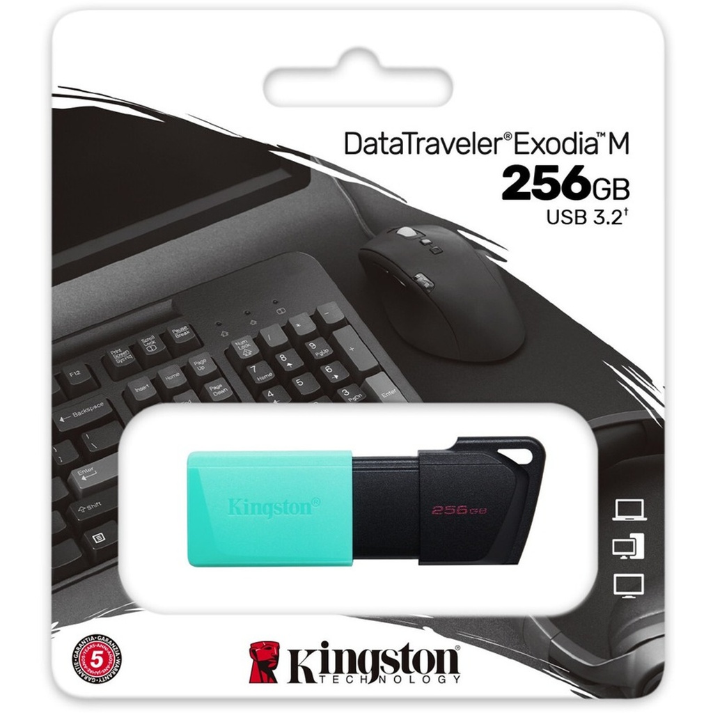 MEMORIA USB KINGSTON 256GB USB 3.2 DATATRAVELER GREEN