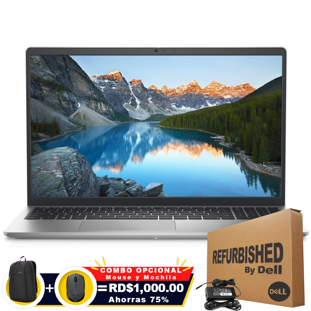 ❞𝐑𝐞𝐟𝐮𝐫𝐛𝐢𝐬𝐡𝐞𝐝❞ Dell Inspiron 3525 15.6&quot; FHD AMD Ryzen™ 5 5625U 512GB SSD 8GB W11 SILVER SPANISH