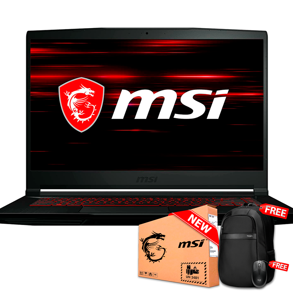 MSI GF63 THIN 15.6&quot; FHD Core™ i5-11400H 512GB SSD 16GB W10 RTX 3050 4GB Bcklt