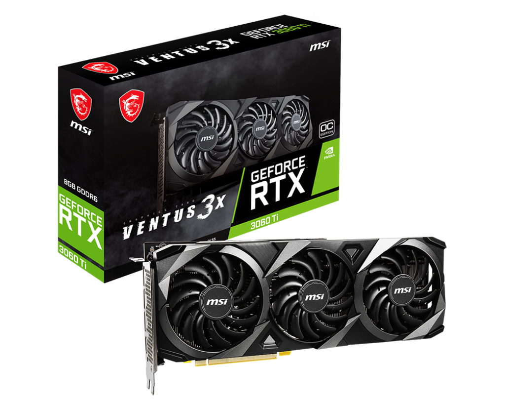 Tarjeta De Video MSI GeForce RTX 3060Ti 8GB 3X OC LHR