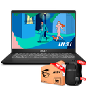 MSI MODERN 14 C11M 14&quot; FHD Core™ i7-1195G7 512GB SSD 8GB W11 BLACK Bcklt