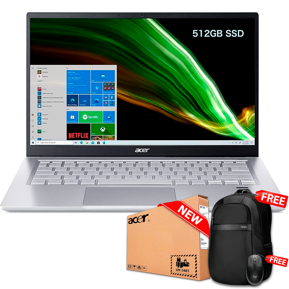 Acer SWIFT SF314-511-707M 14&quot; FHD Core™ I7-1165G7 512GB SSD 8GB W10 SILVER