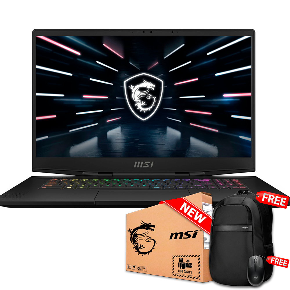 MSI STEALTH GS77 17.3&quot; FHD 144Hz Core™ i9-12900H 1TB SSD 16GB W11 RTX 3060 6GB CORE BLACK SteelSeries RGB