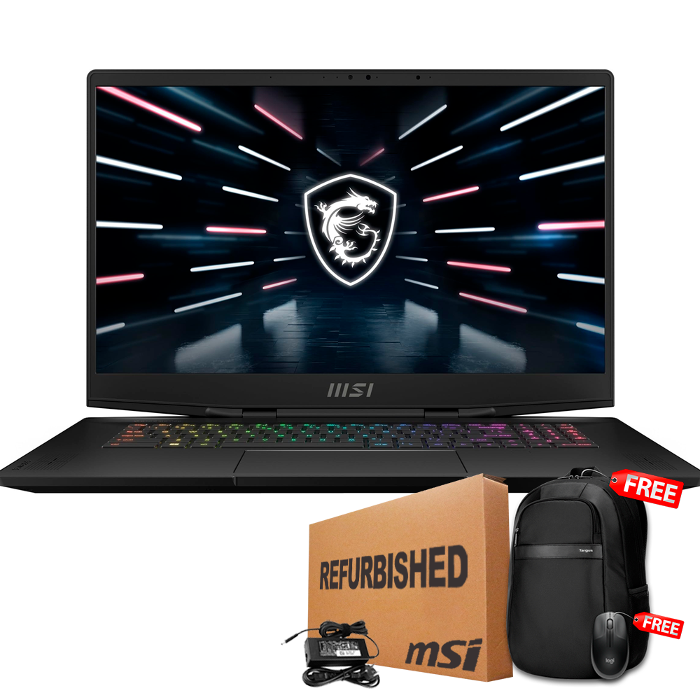 ❞𝐑𝐞𝐟𝐮𝐫𝐛𝐢𝐬𝐡𝐞𝐝❞ MSI STEALTH GS77 17.3&quot; FHD 144Hz Core™ i7-12700H 1TB SSD 16GB W11 NVIDIA® RTX 3060 6GB BLACK SteelSeries RGB Keyb