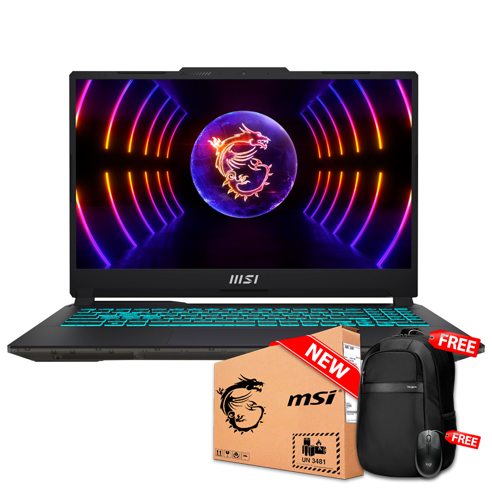 MSI CYBORG 15 A12UCX-628 15.6&quot; FHD 144Hz IPS Core™ i5-12450H 512GB SSD 8GB W11 NVIDIA® RTX 2050 4GB BLACK Bcklt