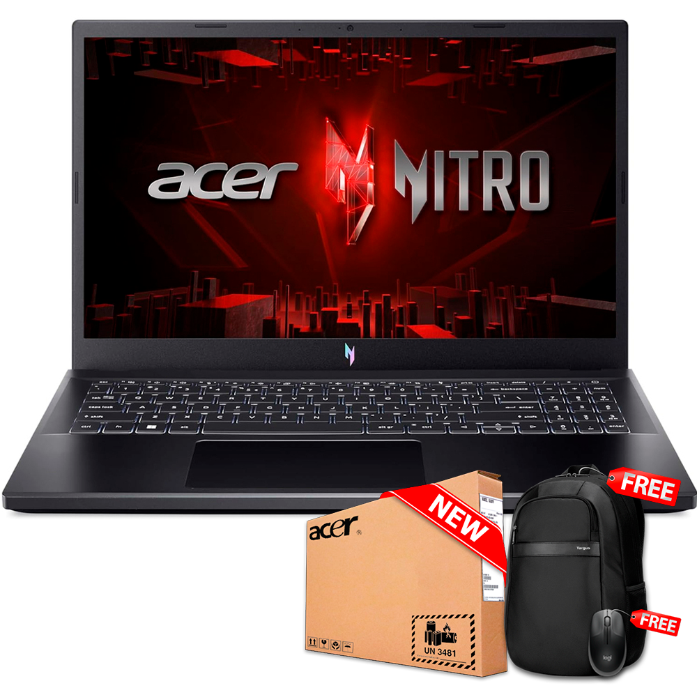 Acer Nitro V 15 ANV15-51-98N0 15.6&quot; FHD 144Hz IPS Core™ i9-13900H 512GB SSD 16GB W11 NVIDIA® RTX 4060 8GB BLACK Bcklt